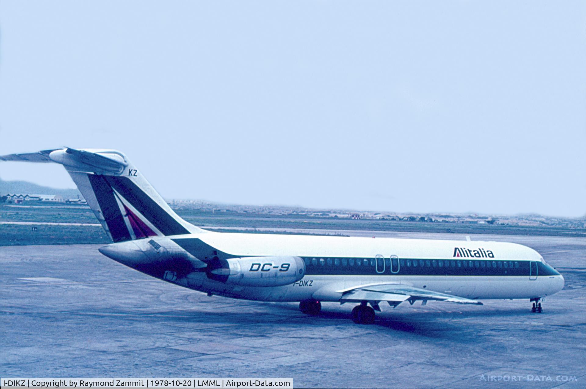 I-DIKZ, 1968 Douglas DC-9-32 C/N 47311, DC9 I-DIKZ Alitalia