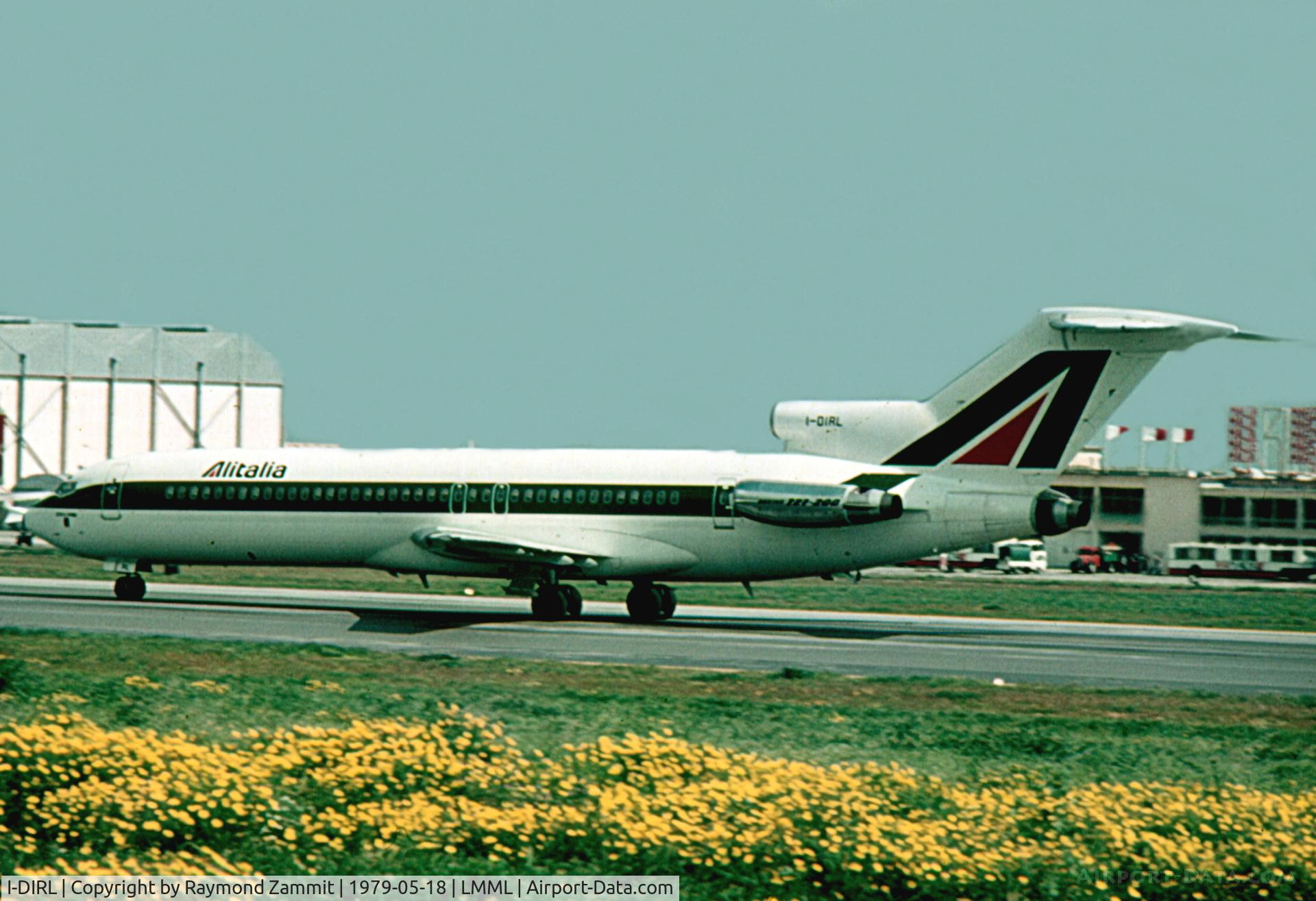 I-DIRL, 1979 Boeing 727-243 C/N 21664, B727 I-DIRL Alitalia
