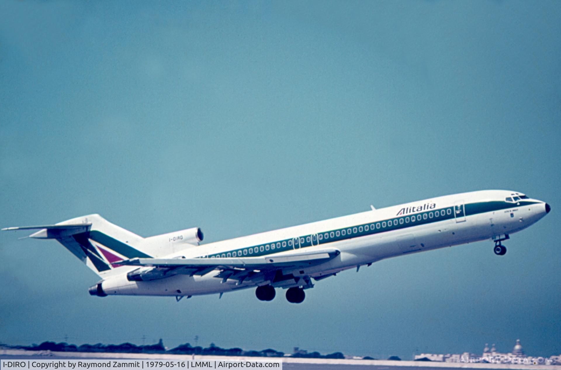 I-DIRO, 1976 Boeing 727-243 C/N 21266, B727 I-DIRO Alitalia