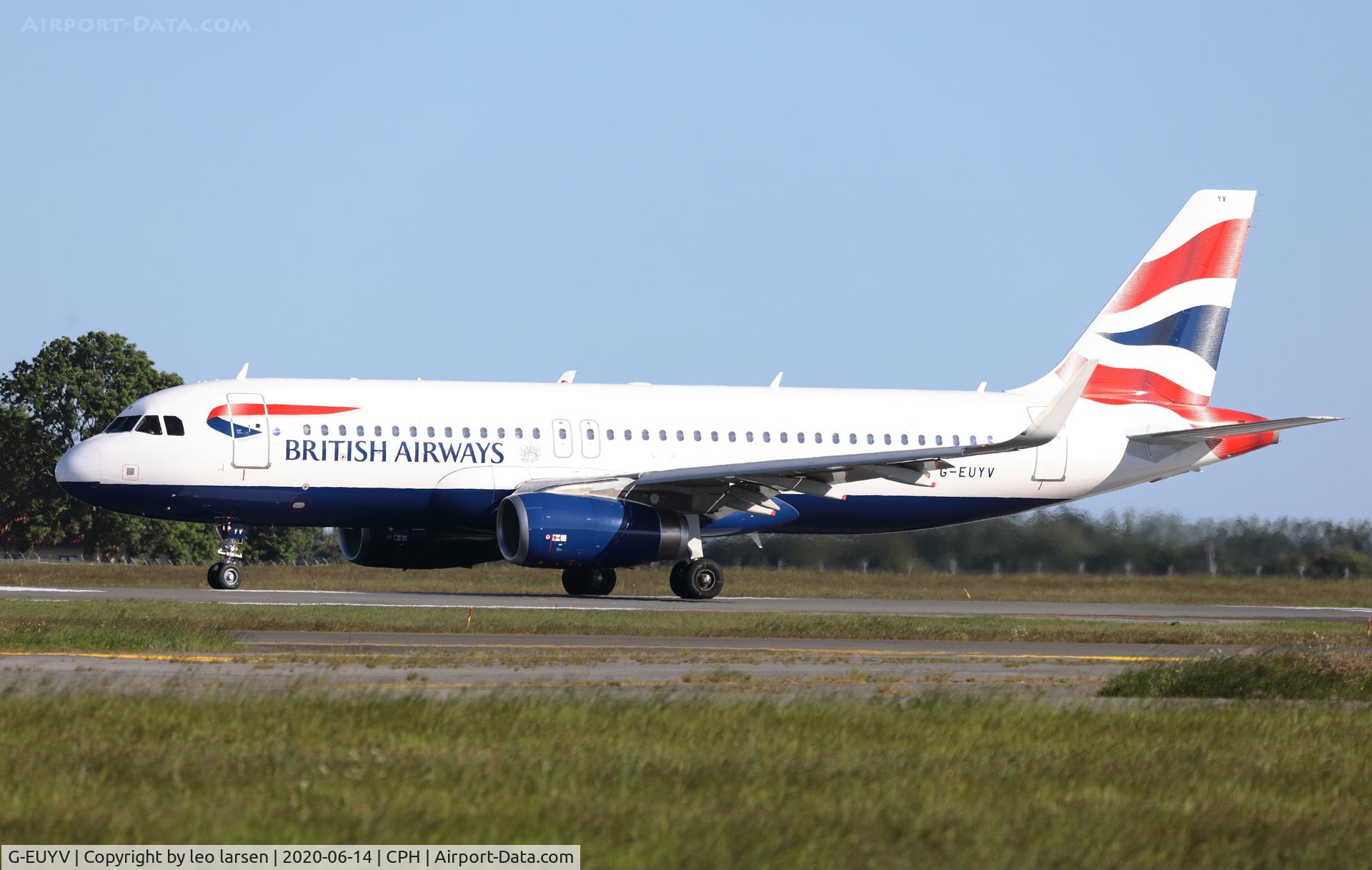G-EUYV, 2014 Airbus A320-232 C/N 6091, Copenhagen 14.6.2020