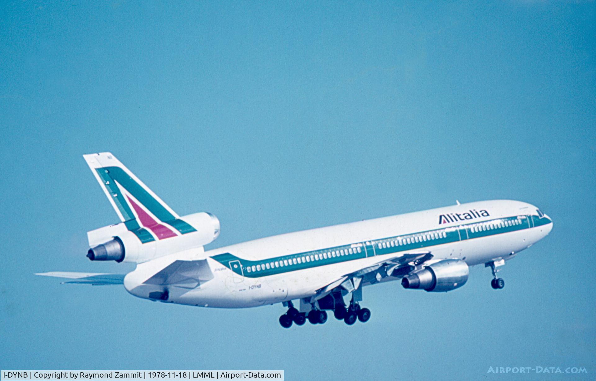 I-DYNB, 1974 Douglas DC-10-30 C/N 47866, DC10 I-DYNB Alitalia