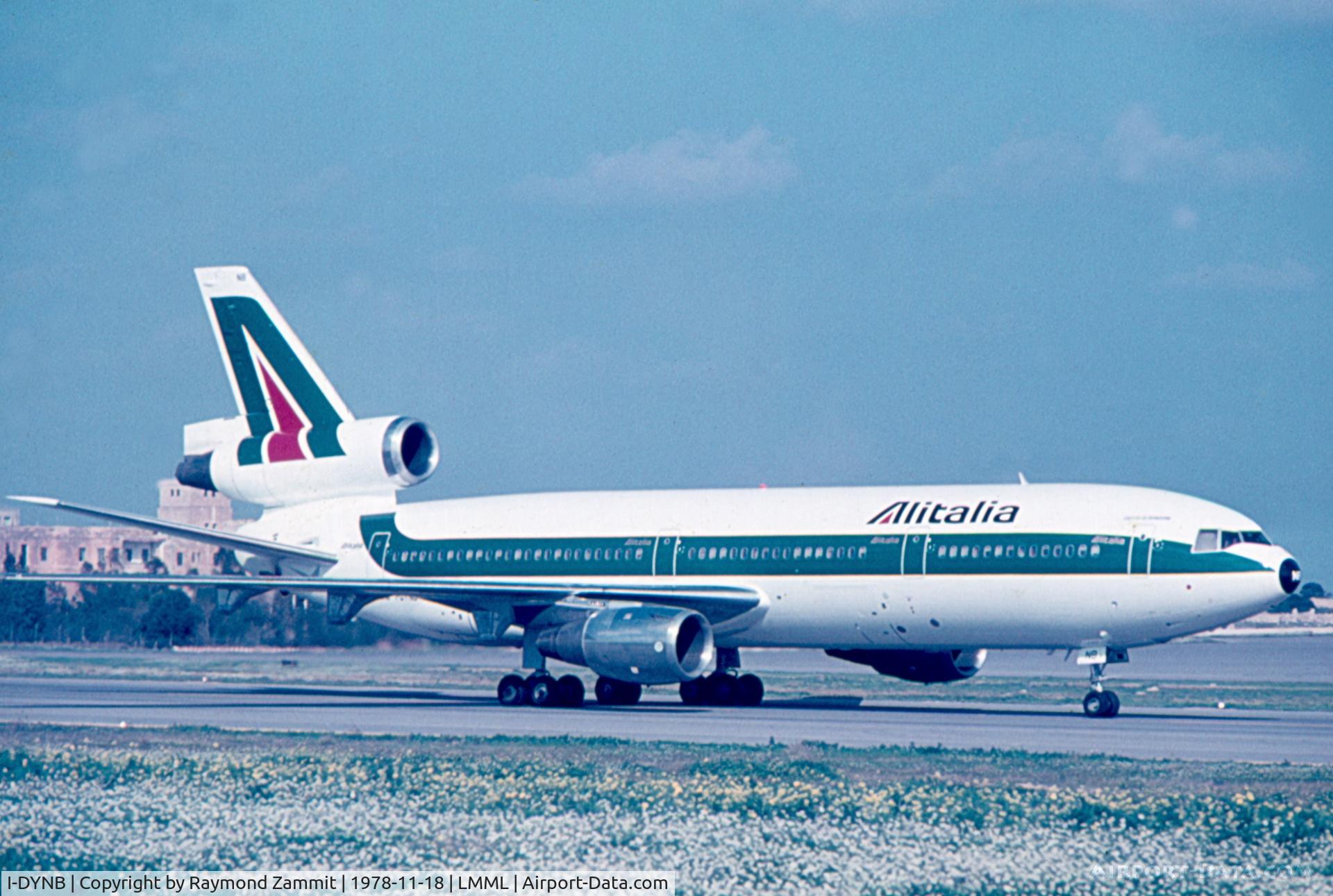 I-DYNB, 1974 Douglas DC-10-30 C/N 47866, DC10 I-DYNB Alitalia