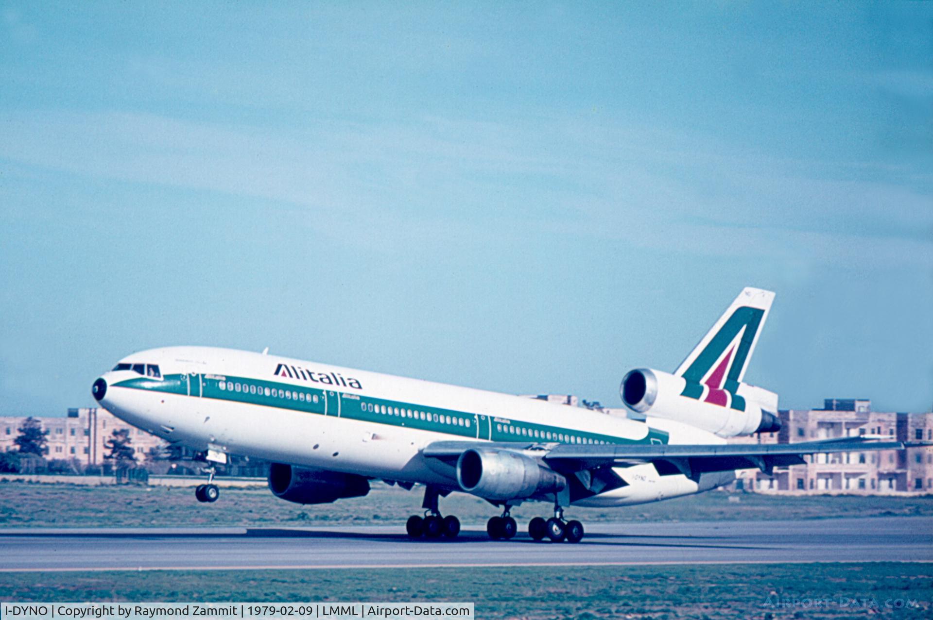 I-DYNO, 1973 Douglas DC-10-30 C/N 47864, DC10 I-DYNO Alitalia