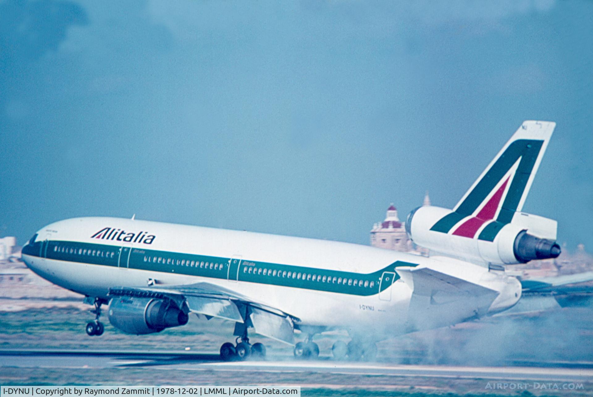 I-DYNU, 1973 Douglas DC-10-30 C/N 47865, DC10 I-DYNU Alitalia