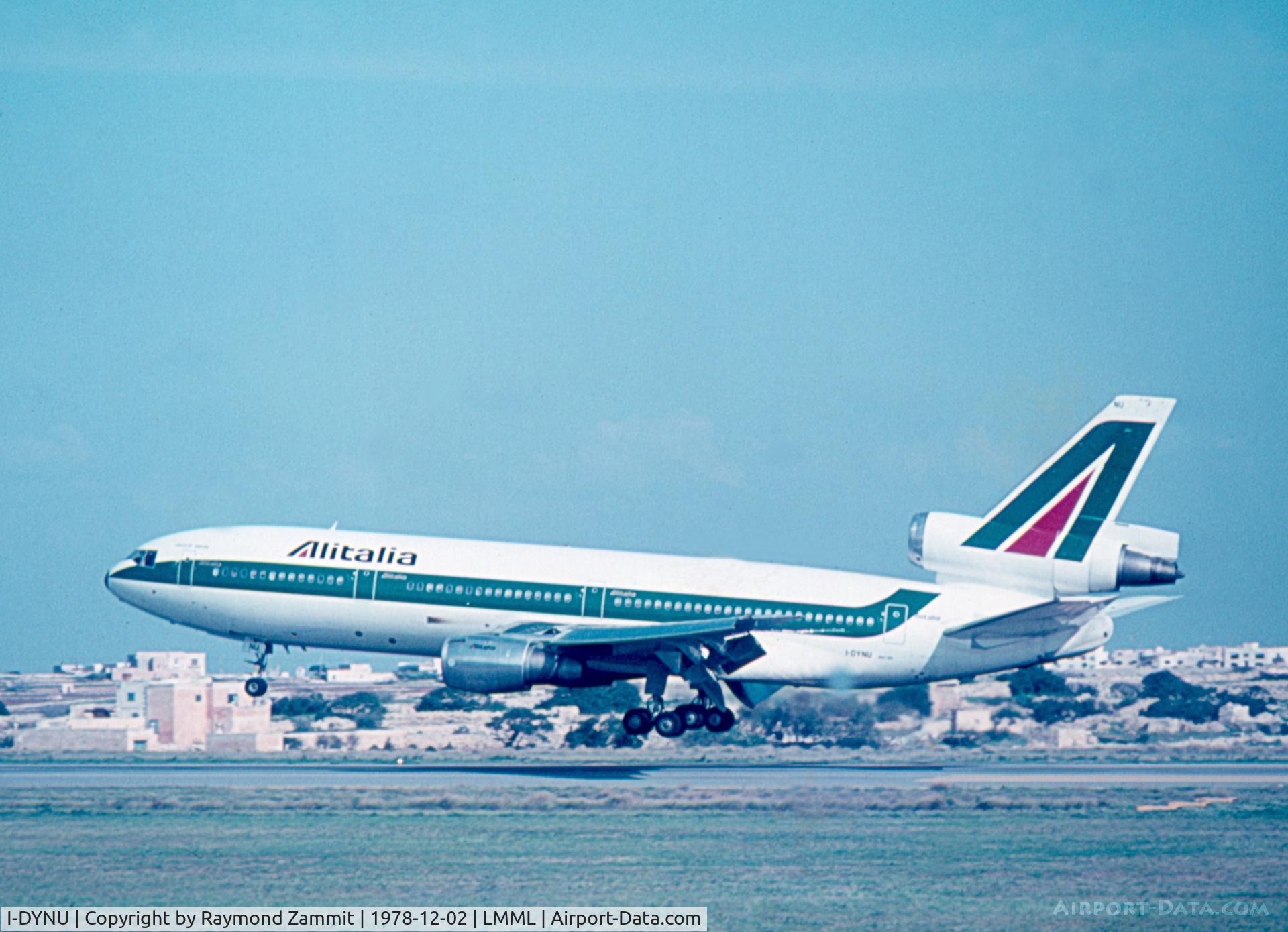 I-DYNU, 1973 Douglas DC-10-30 C/N 47865, DC10 I-DYNU Alitalia