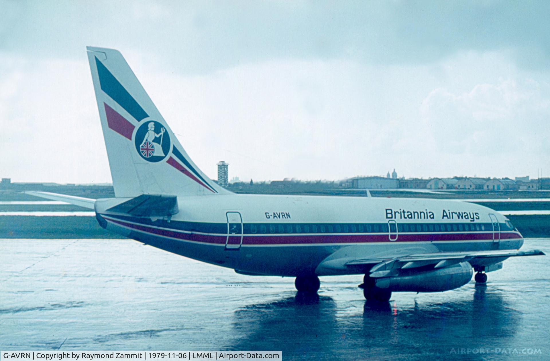 G-AVRN, 1969 Boeing 737-204 C/N 19711, B737-200 G-AVRN Britannia Airways