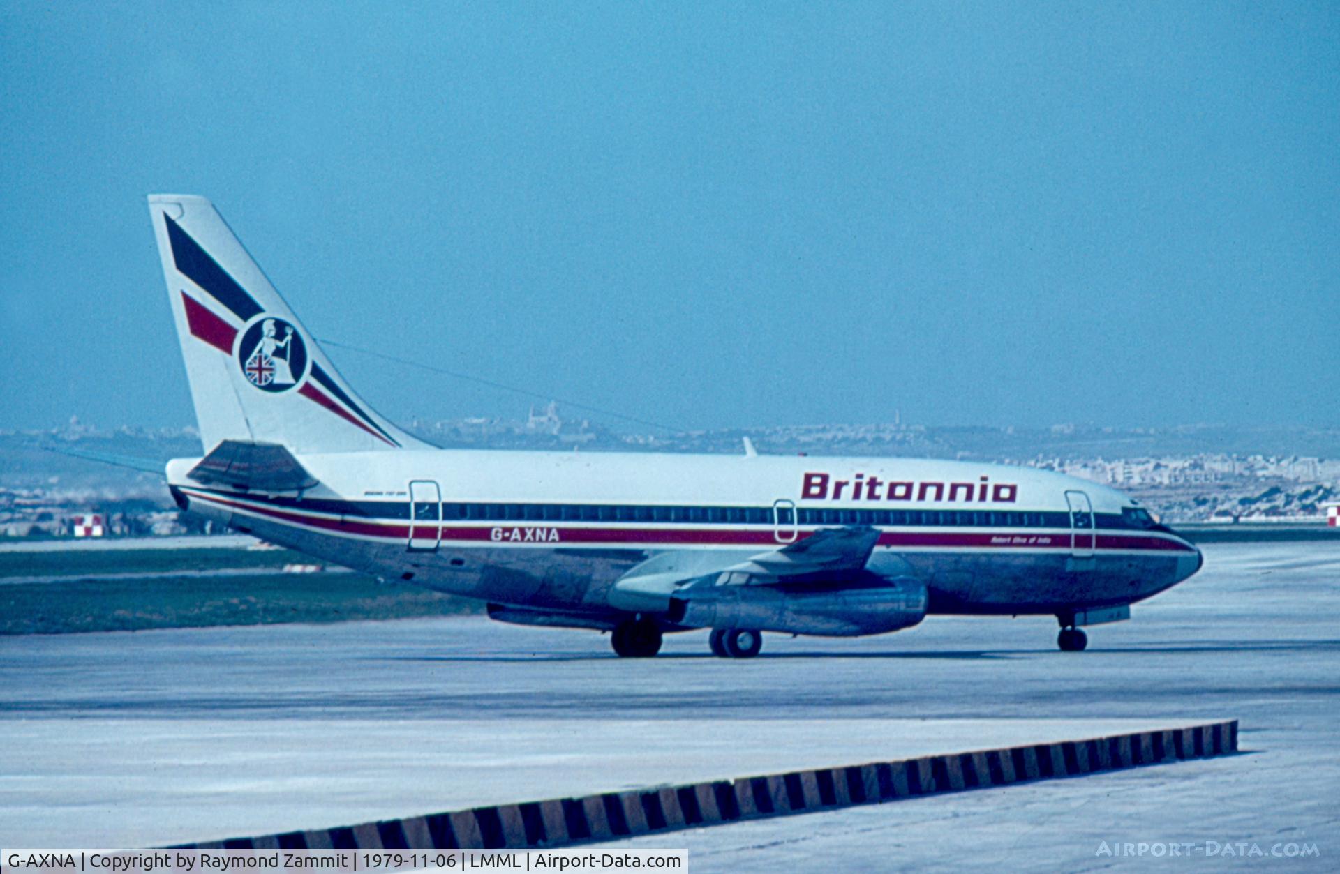 G-AXNA, 1970 Boeing 737-204C C/N 20282, B737-200 G-AXNA Britannia Airways