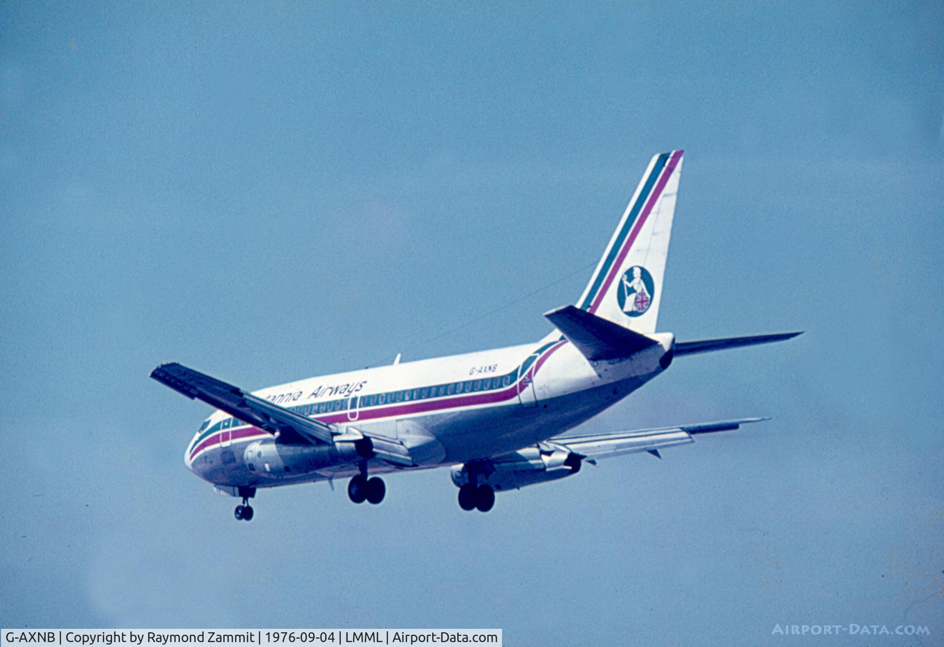 G-AXNB, 1970 Boeing 737-204C C/N 20389, B737-200 G-AXNB Britannia Airways