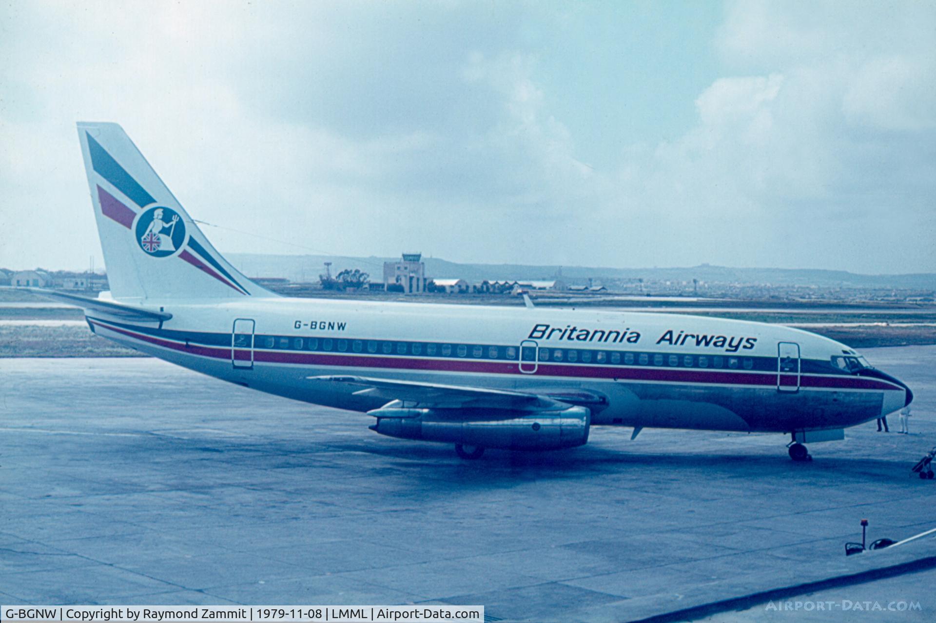 G-BGNW, 1975 Boeing 737-219 C/N 21131, B737-200 G-BGNW Britannia Airways