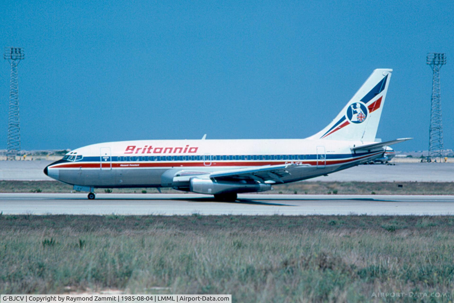 G-BJCV, 1982 Boeing 737-204 C/N 22640, B737-200 G-BJCV Britannia Airways