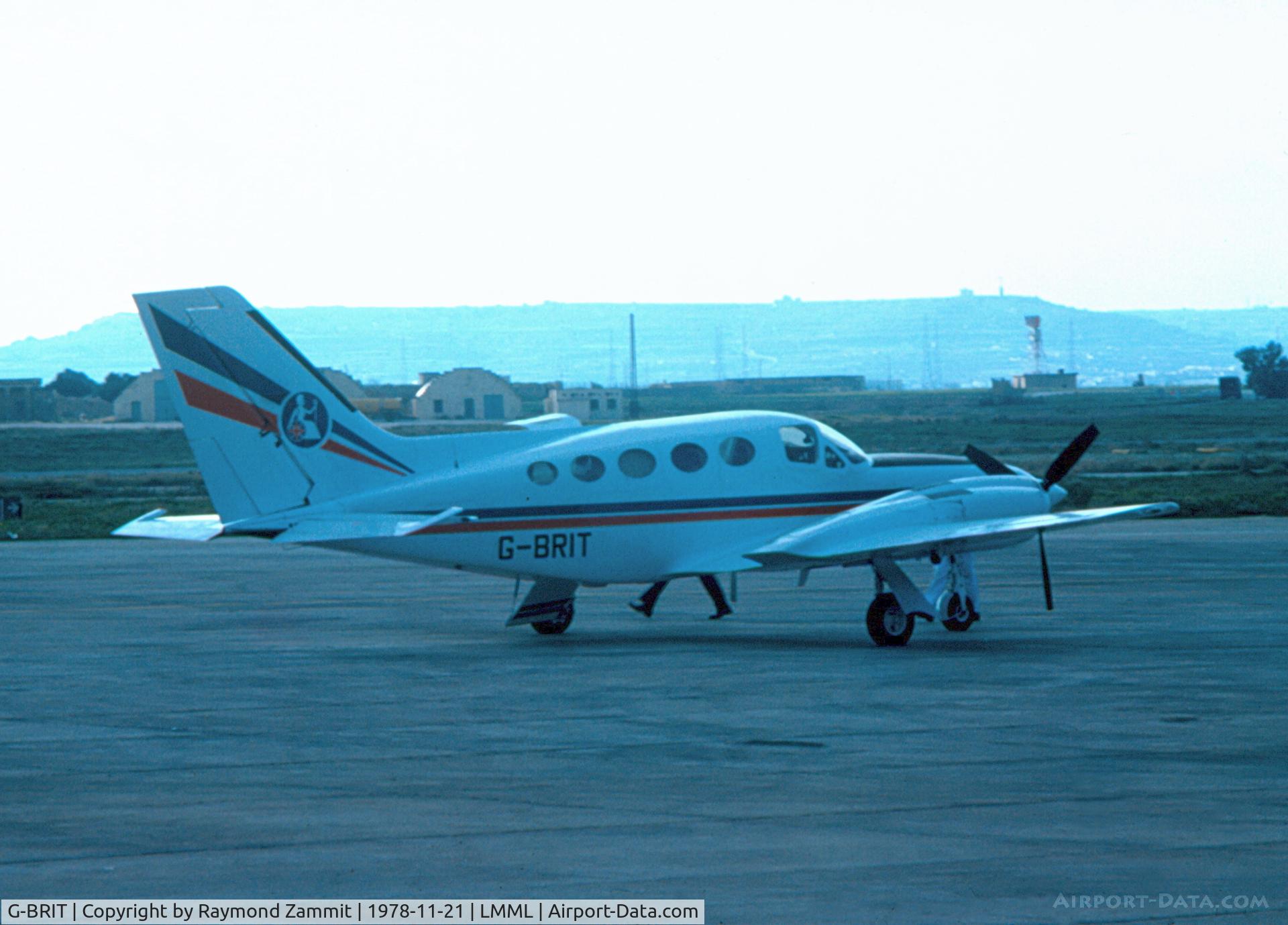 G-BRIT, 1978 Cessna 421C Golden Eagle C/N 421C0446, Cessna 421C G-BRIT Britannia Airways
