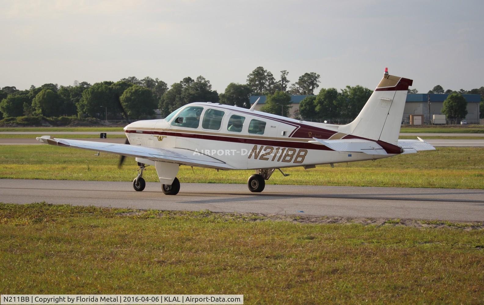 N211BB, 1975 Beech A36 Bonanza 36 C/N E-652, SNF 2016