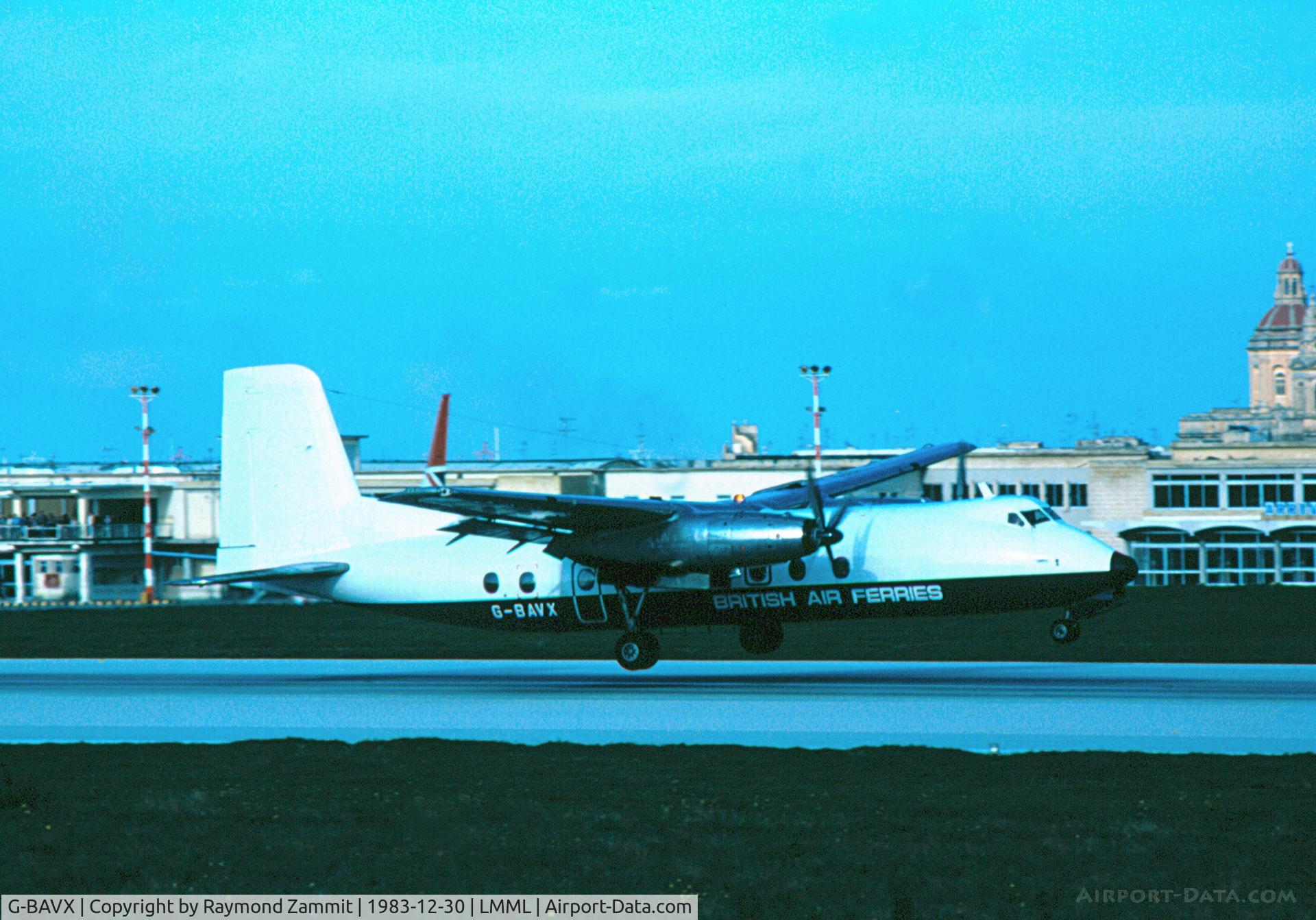 G-BAVX, 1967 Handley Page HPR-7 Herald 214 C/N 194, Handley Page HPR-7 Herald G-BAVX British Air Ferries