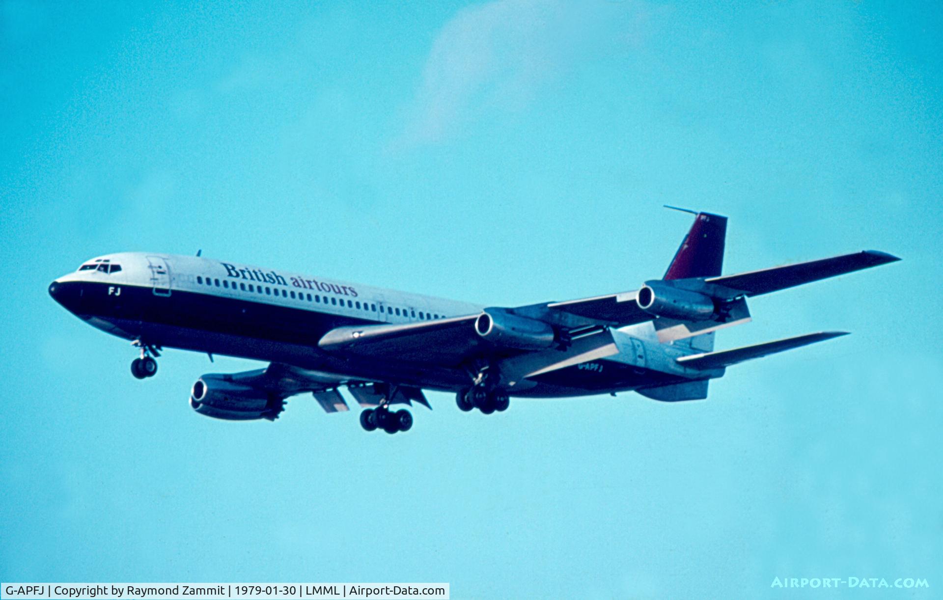 G-APFJ, 1960 Boeing 707-436 C/N 17711, B707 G-APFJ British Airtours