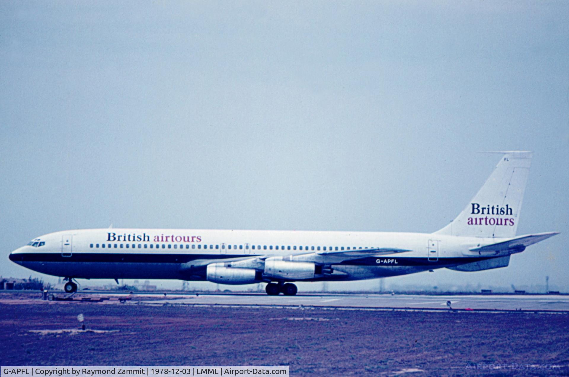 G-APFL, 1960 Boeing 707-436 C/N 17713, B707 G-APFL British Airtours