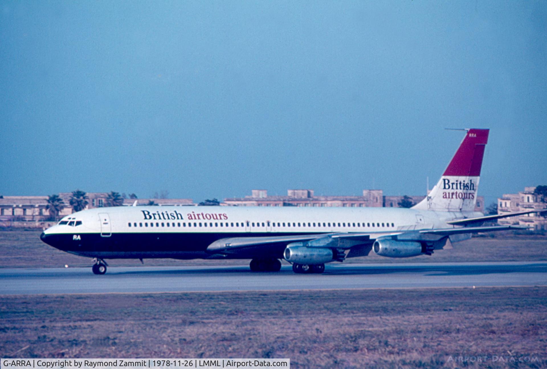 G-ARRA, 1962 Boeing 707-436 C/N 18411, B707 G-ARRA British Airtours