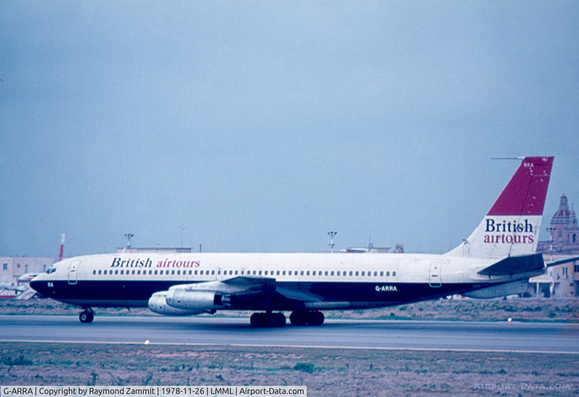 G-ARRA, 1961 Boeing 707-436 C/N 18411, B707 G-ARRA British Airtours