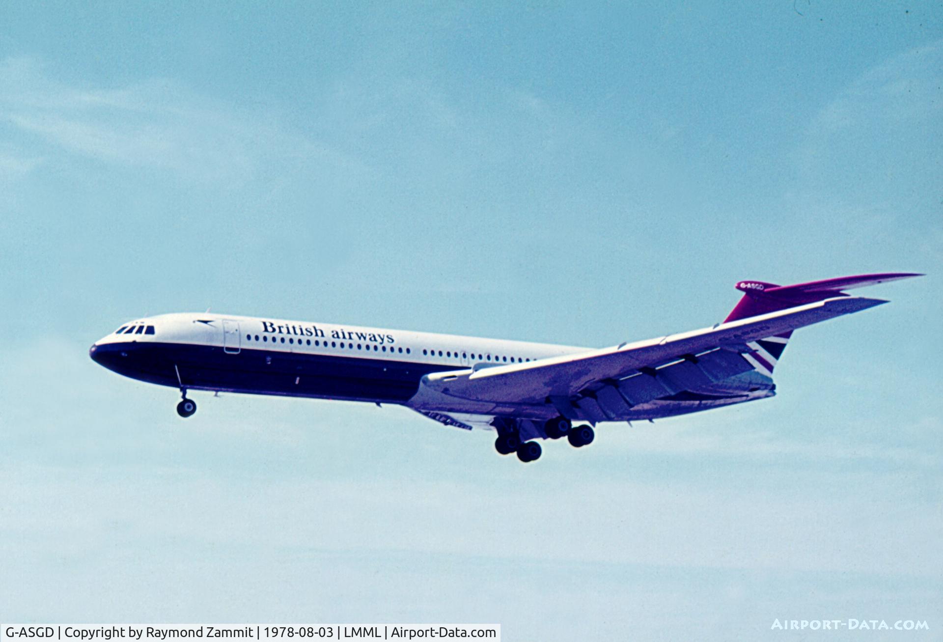 G-ASGD, 1965 BAC Super VC10 Srs 1151 C/N 854, Vickers VC10 G-ASGD British Airways