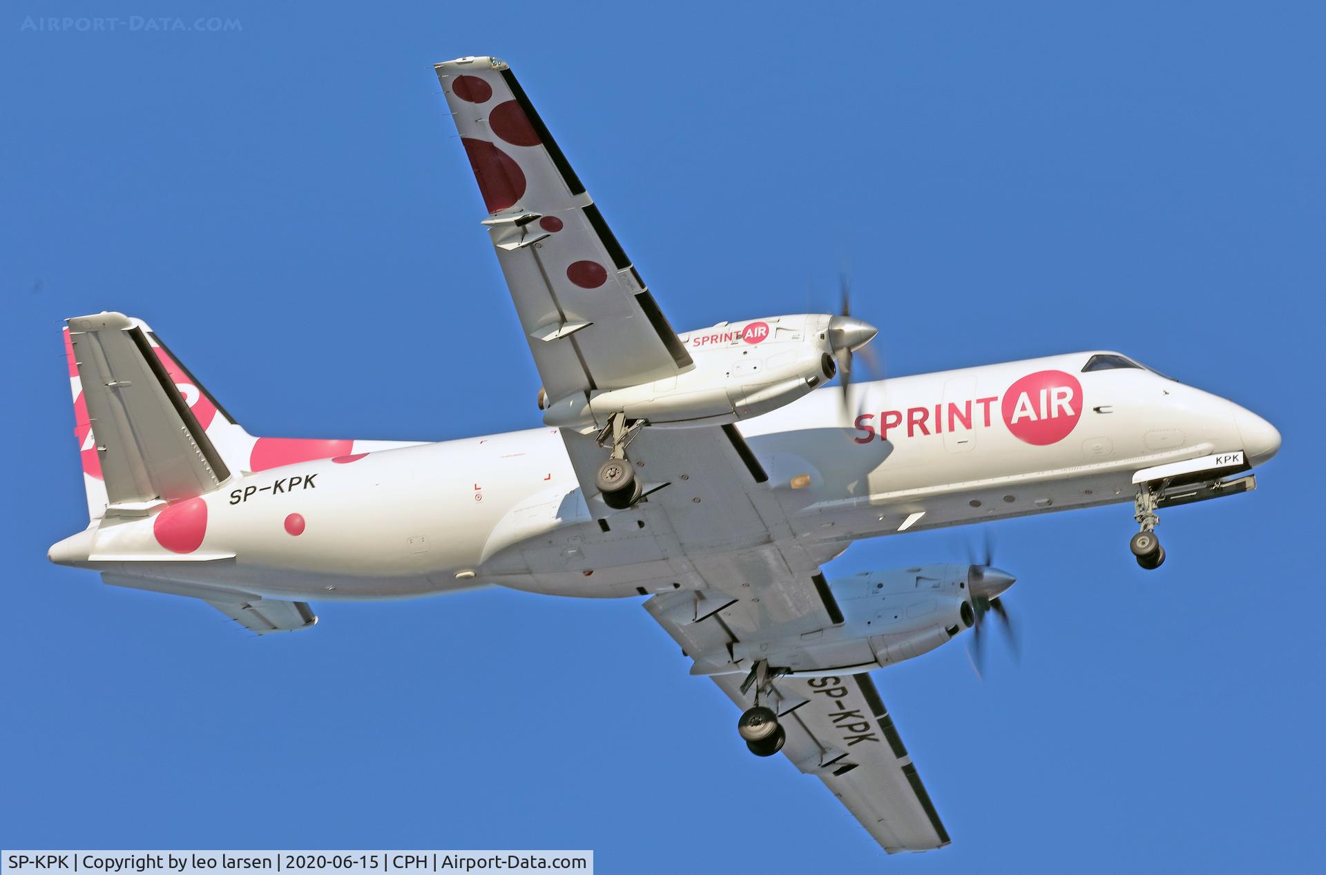 SP-KPK, 1985 Saab 340AF C/N 340A-026, Copenhagen 15.6.2020