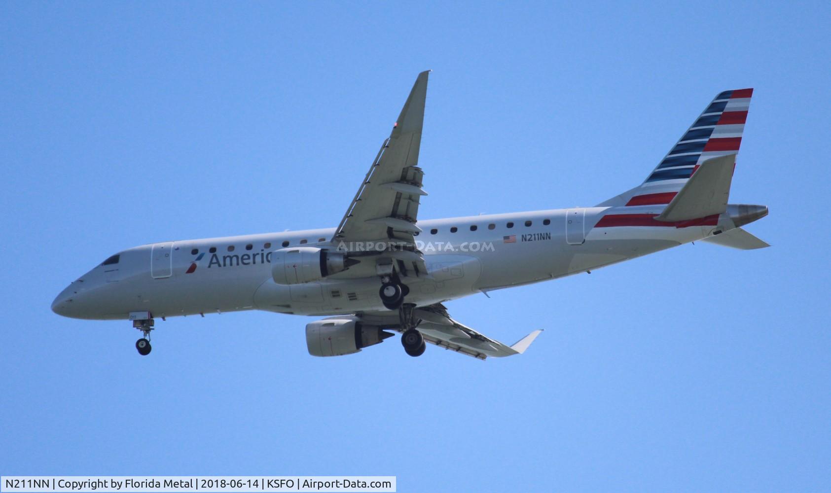N211NN, 2015 Embraer 175LR (ERJ-170-200LR) C/N 17000501, SFO 2018
