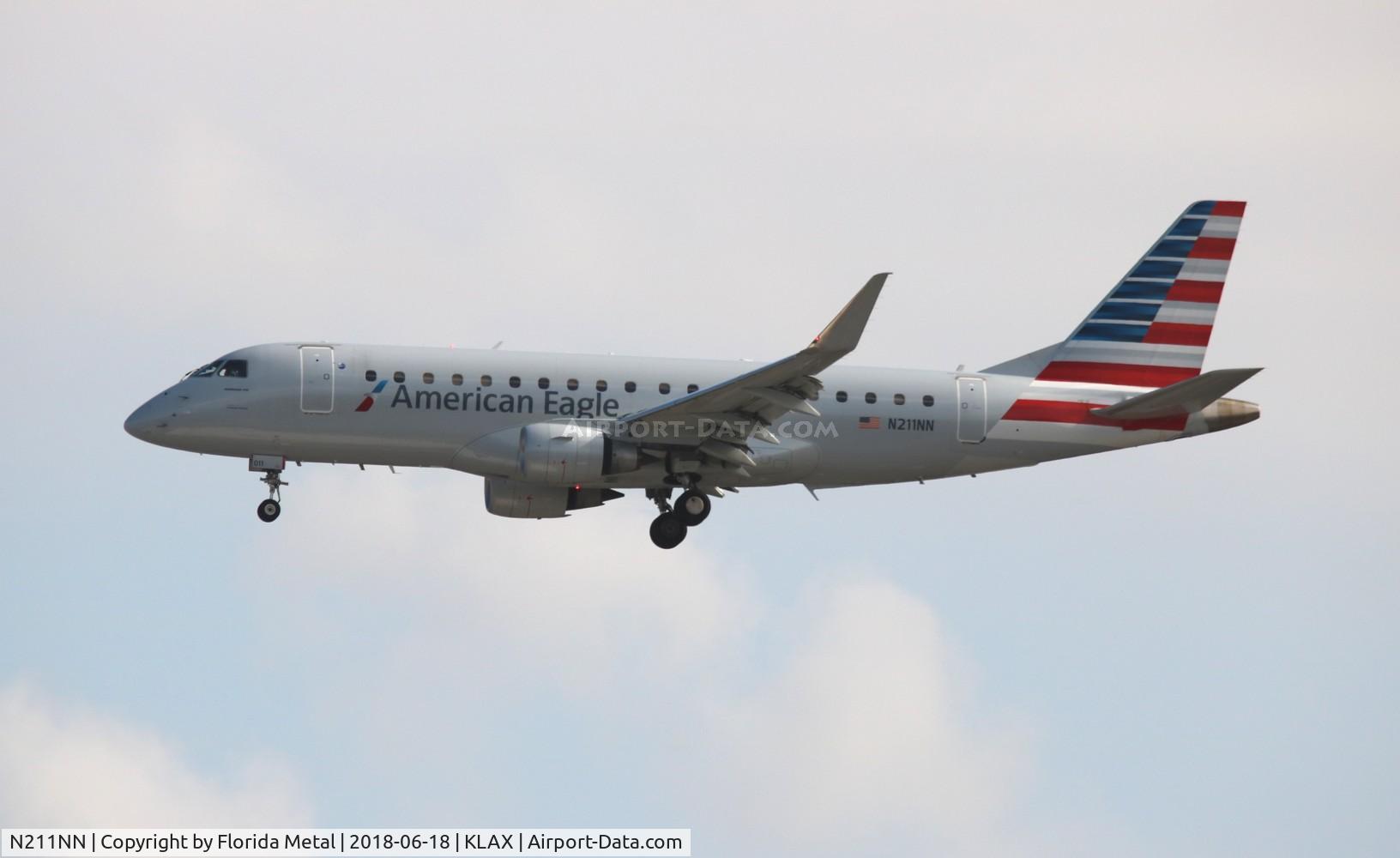N211NN, 2015 Embraer 175LR (ERJ-170-200LR) C/N 17000501, LAX 2018
