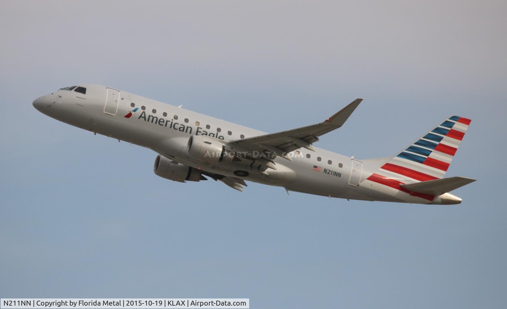 N211NN, 2015 Embraer 175LR (ERJ-170-200LR) C/N 17000501, LAX 2015