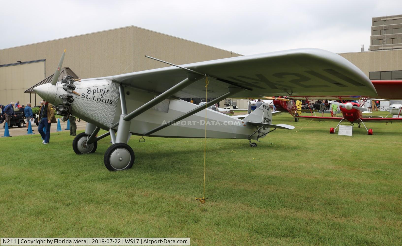 N211, 1990 Ryan NYP Replica C/N 2, EAA Museum