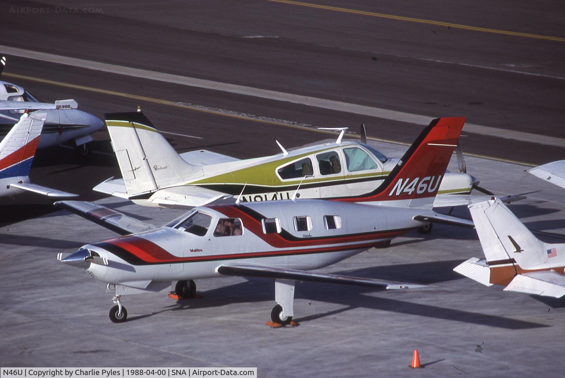 N46U, 1987 Piper PA-46-310P Malibu C/N 4608072, From Signature Tower