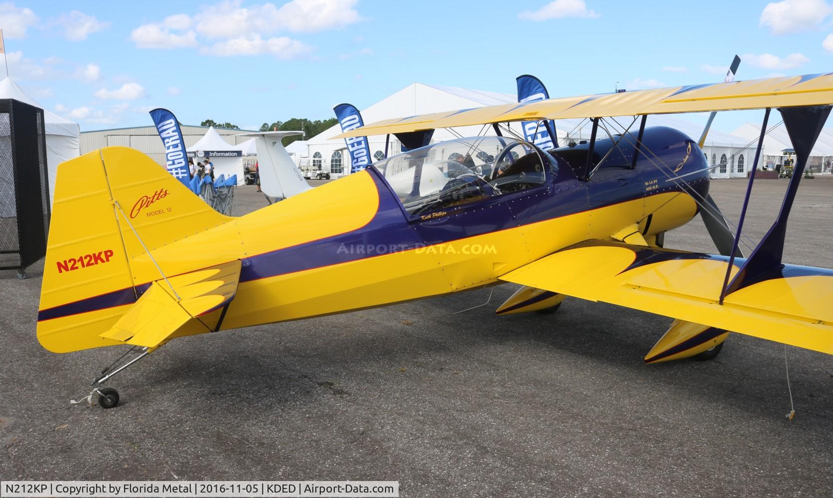 N212KP, 2002 Pitts Model 12 C/N 112, Deland 2016