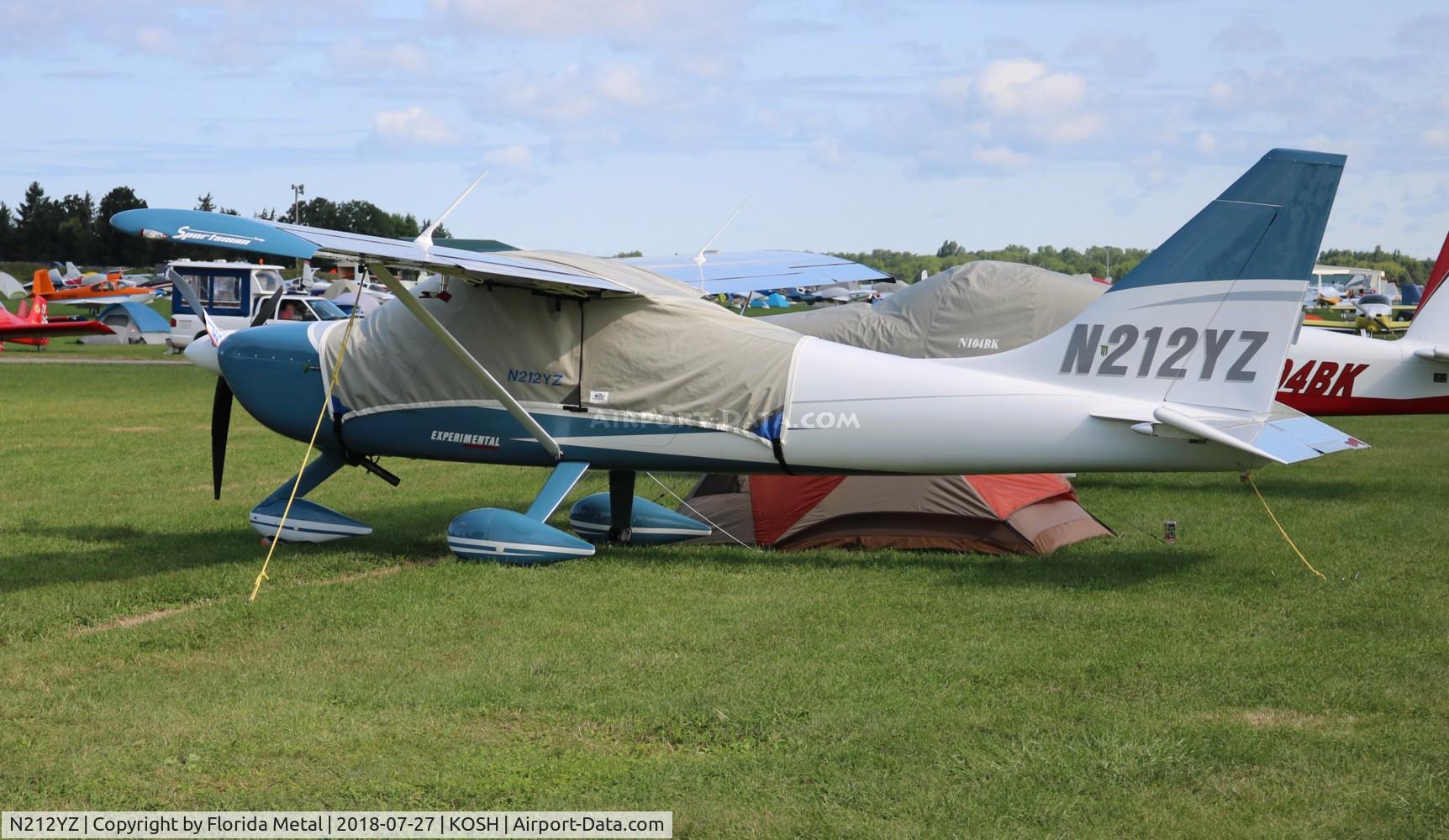 N212YZ, 2007 Glasair GS-2 Sportsman C/N 7174, OSH 2018