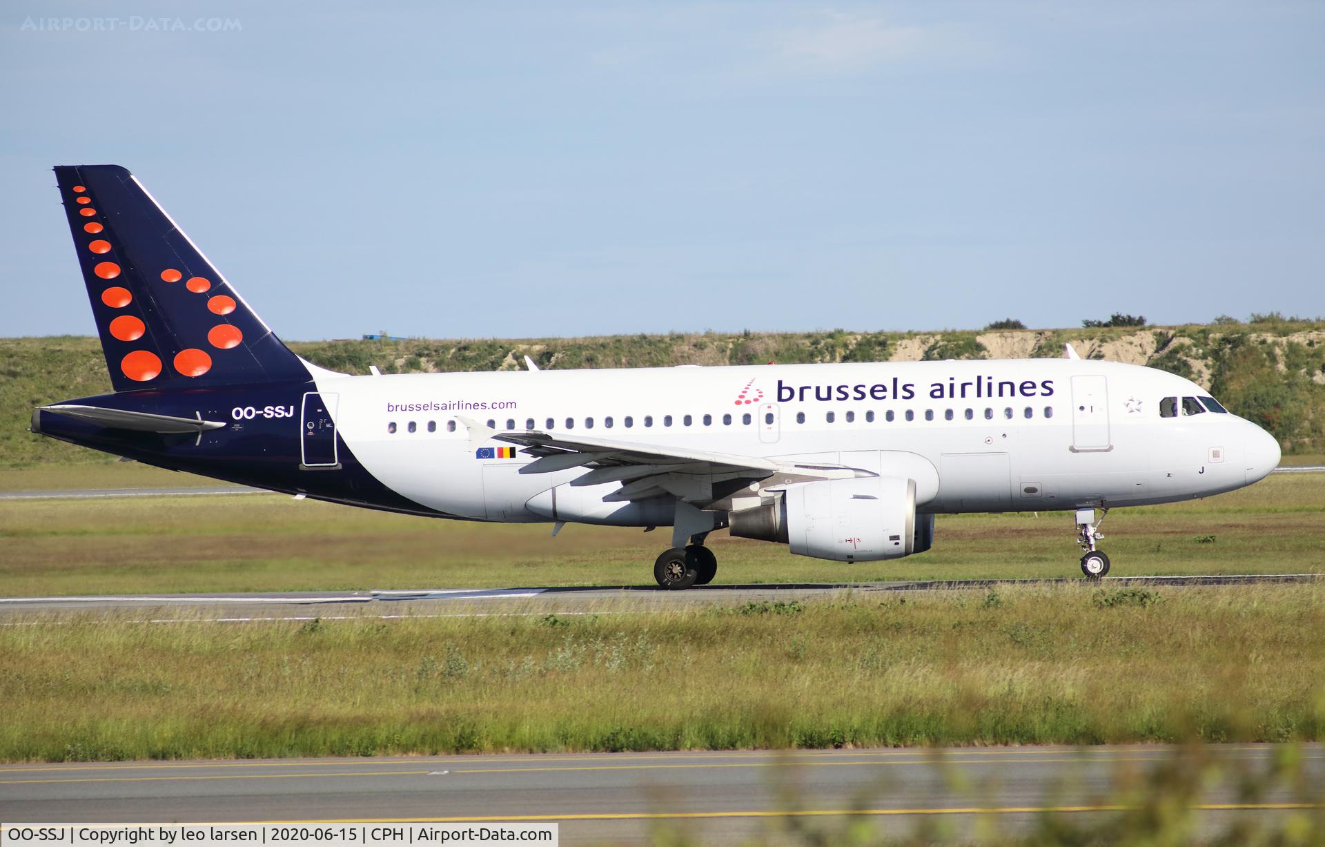 OO-SSJ, 2002 Airbus A319-111 C/N 1759, Copenhagen 15.6.2020