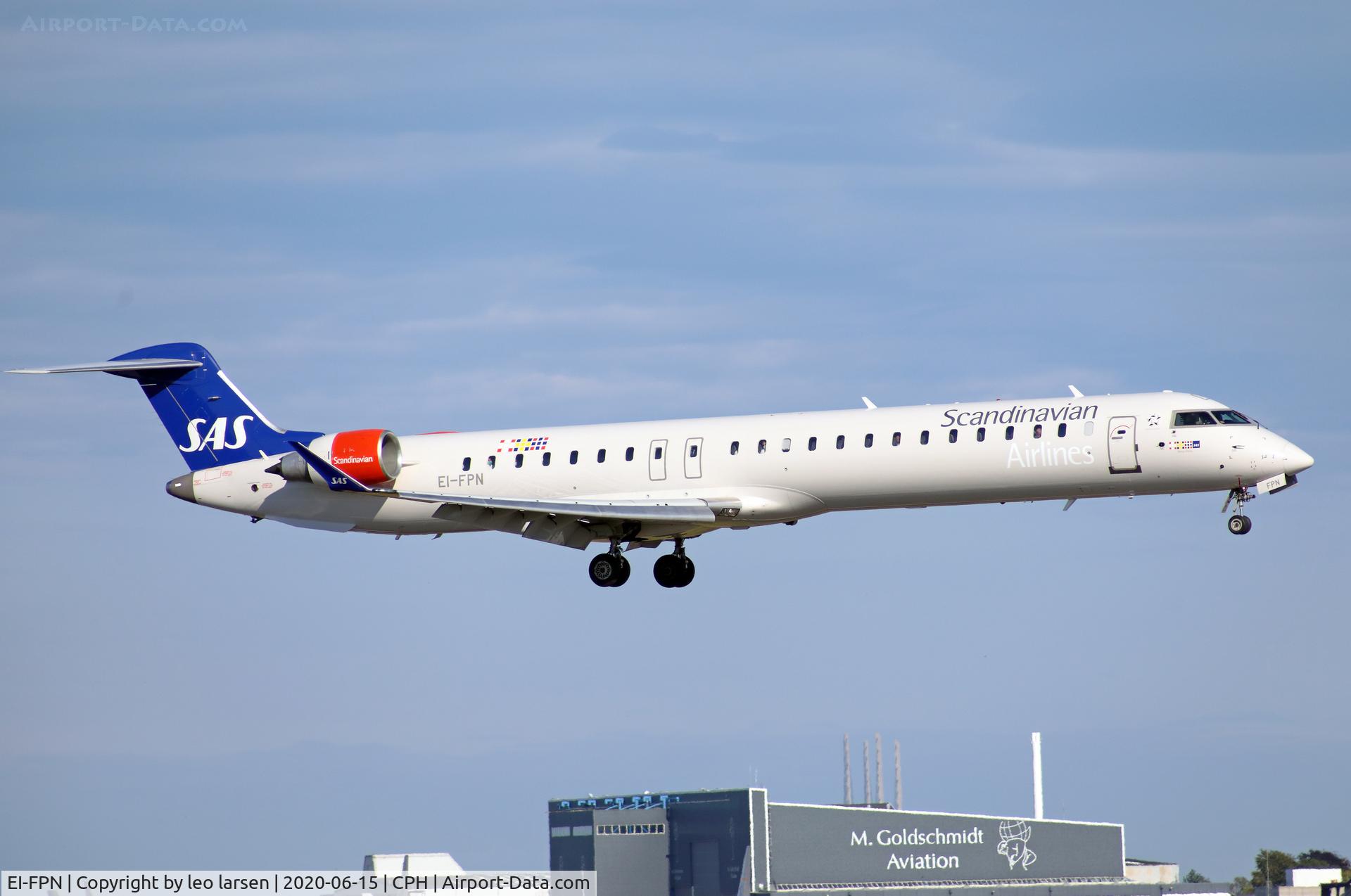 EI-FPN, 2017 Bombardier CRJ-900 (CL-600-2D24) C/N 15433, Copenhagen 15.6.2020 L/D R-22R