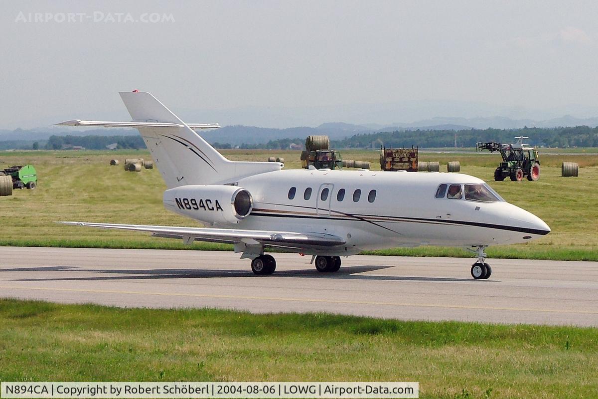 N894CA, 1998 Raytheon Hawker 800XP C/N 258366, N894CA @ LOWG 2004