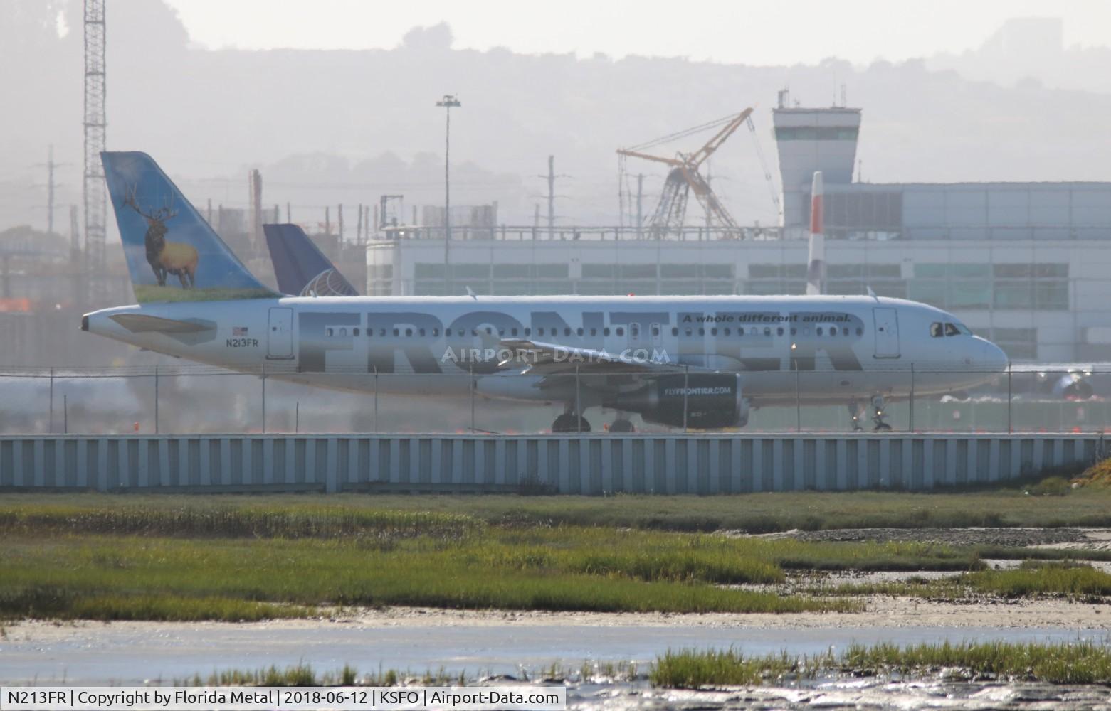 N213FR, 2011 Airbus A320-214 C/N 4704, SFO 2018