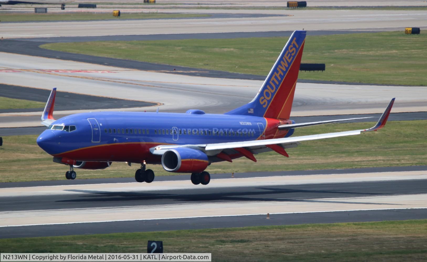 N213WN, 2005 Boeing 737-7H4 C/N 34217, ATL 2016