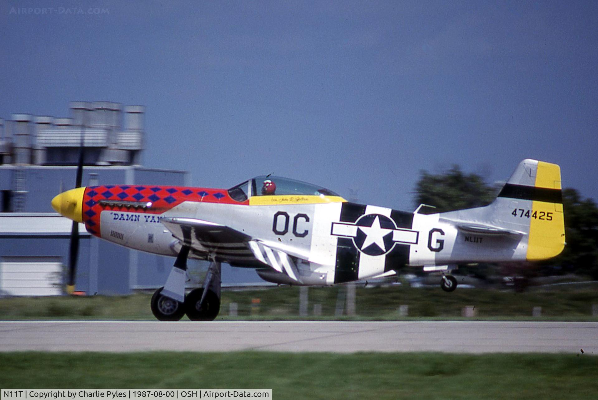 N11T, 1945 North American P-51D Mustang C/N 122-40965, Damn Yankee