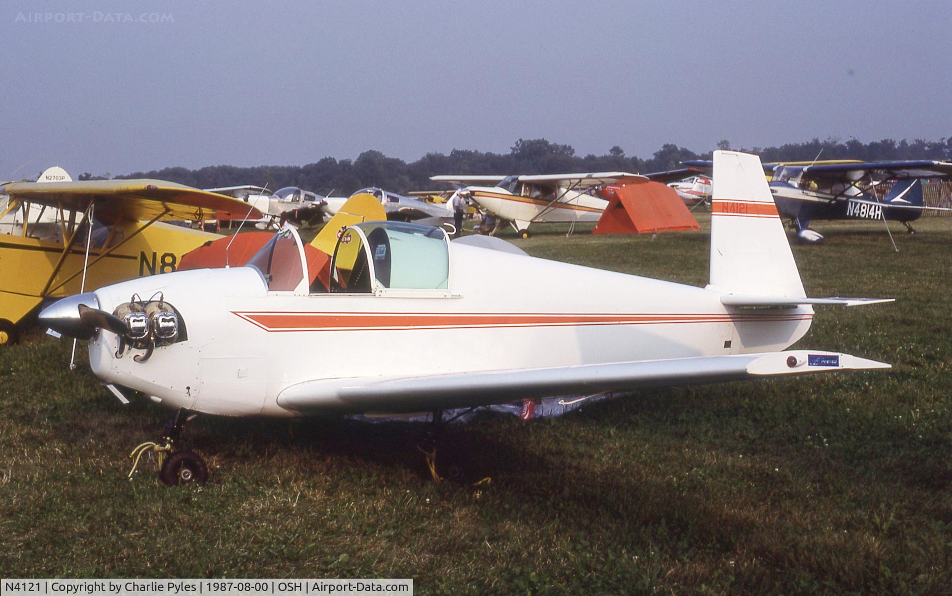 N4121, 1953 Mooney M-18C C/N 288, I remember building a plastic model of this when I was a kid.