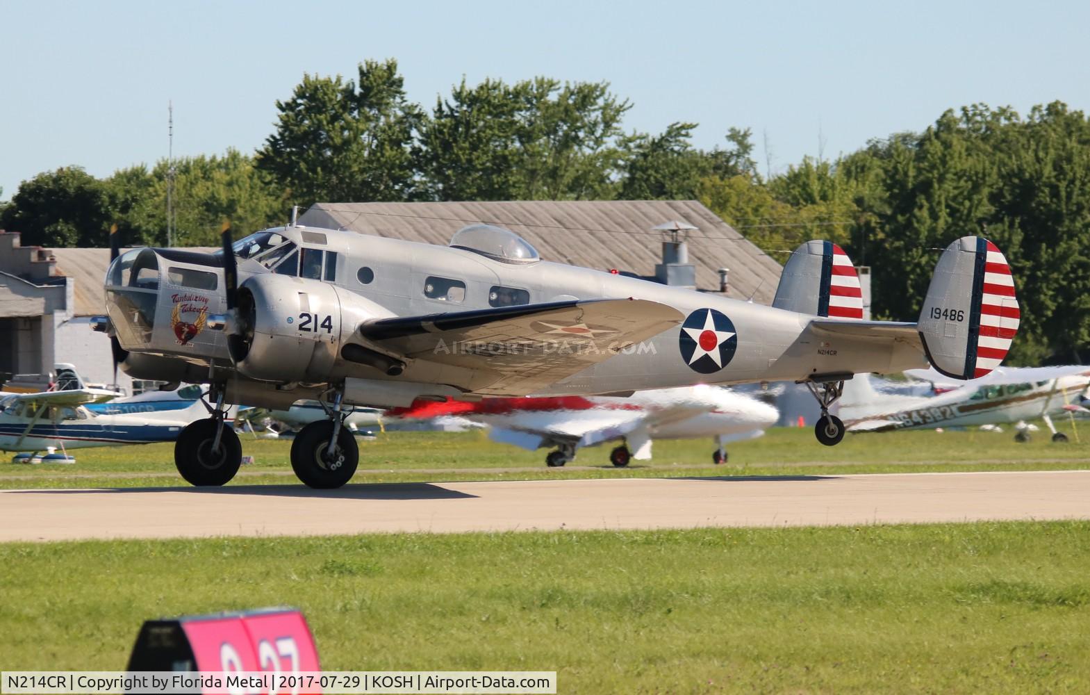 N214CR, 1958 Beech AT-11 Kansan C/N 912, OSH 2017