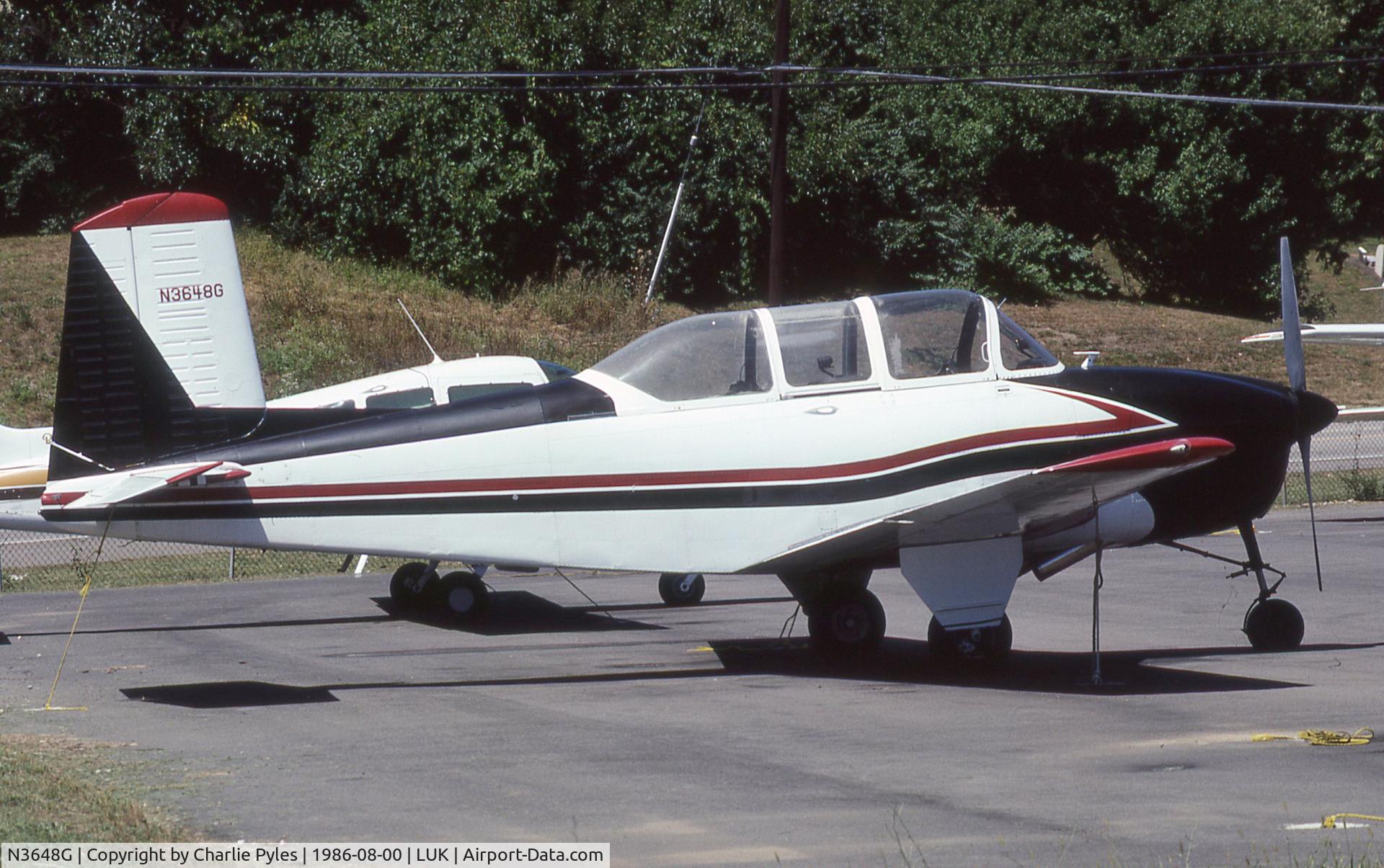 N3648G, 1955 Beech T-34A (A45) Mentor C/N G-774, Air Pix