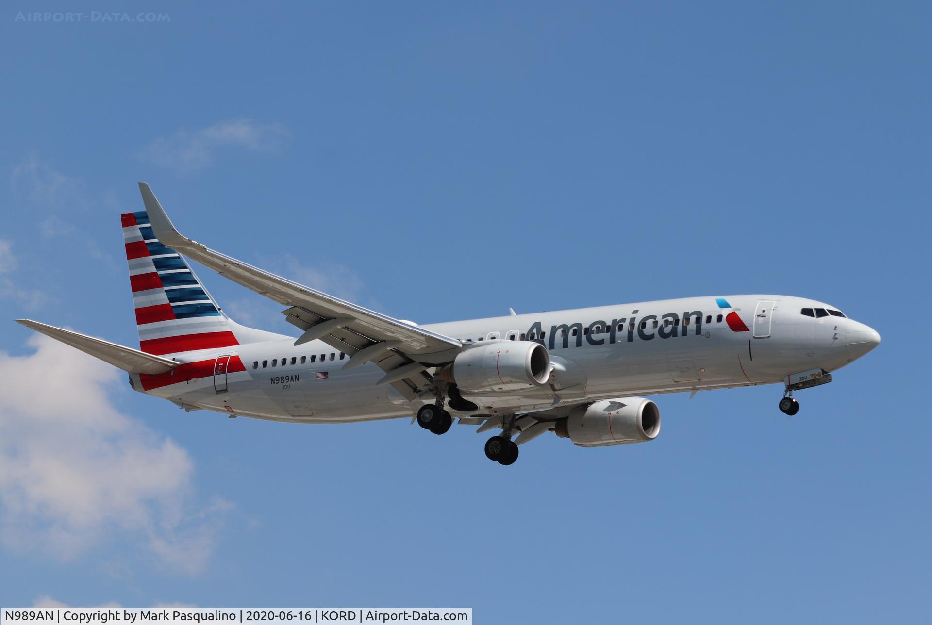 N989AN, 2009 Boeing 737-823 C/N 33205, Boeing 737-823