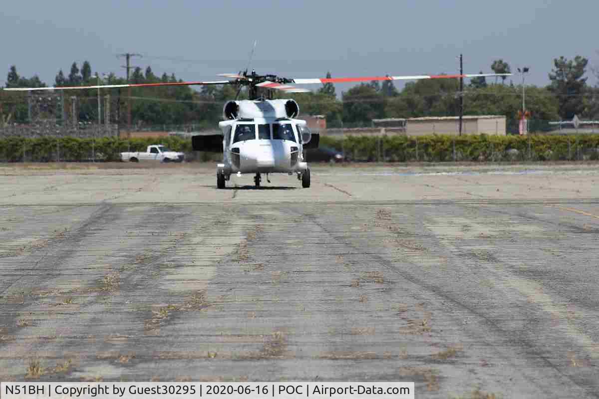 N51BH, 1984 Sikorsky HH-60L Fire Hawk (Black Hawk) C/N 70766, Pre-flight