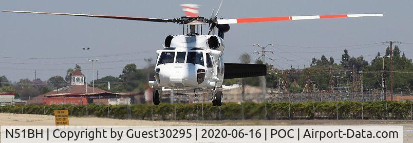 N51BH, 1984 Sikorsky HH-60L Fire Hawk (Black Hawk) C/N 70766, Starting to leave