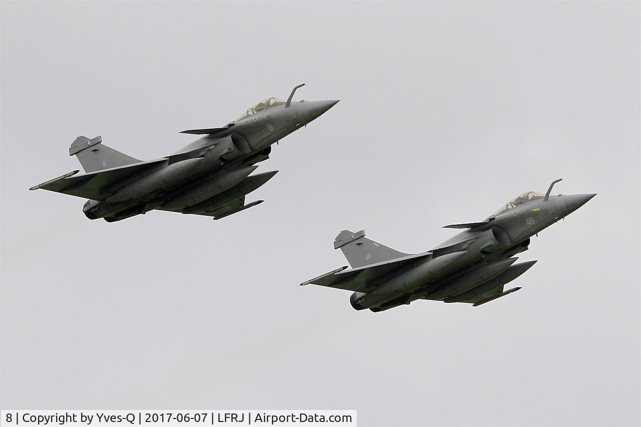 8, Dassault Rafale M C/N 8, Dassault Rafale M, Take off rwy 26, Landivisiau Naval Air Base (LFRJ) Tiger Meet 2017
