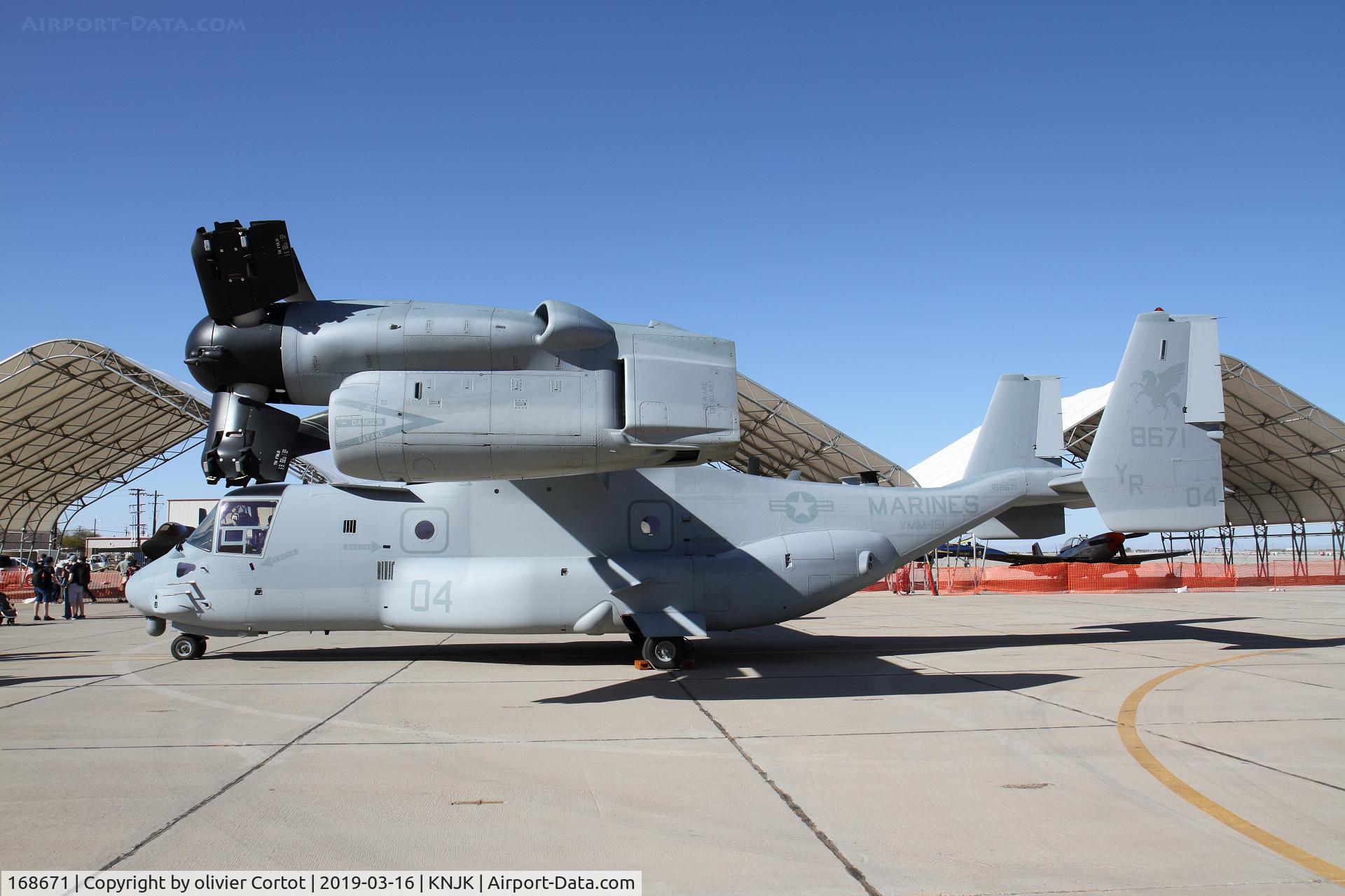 168671, Bell-Boeing MV-22B Osprey C/N D0331, 2019 airshow