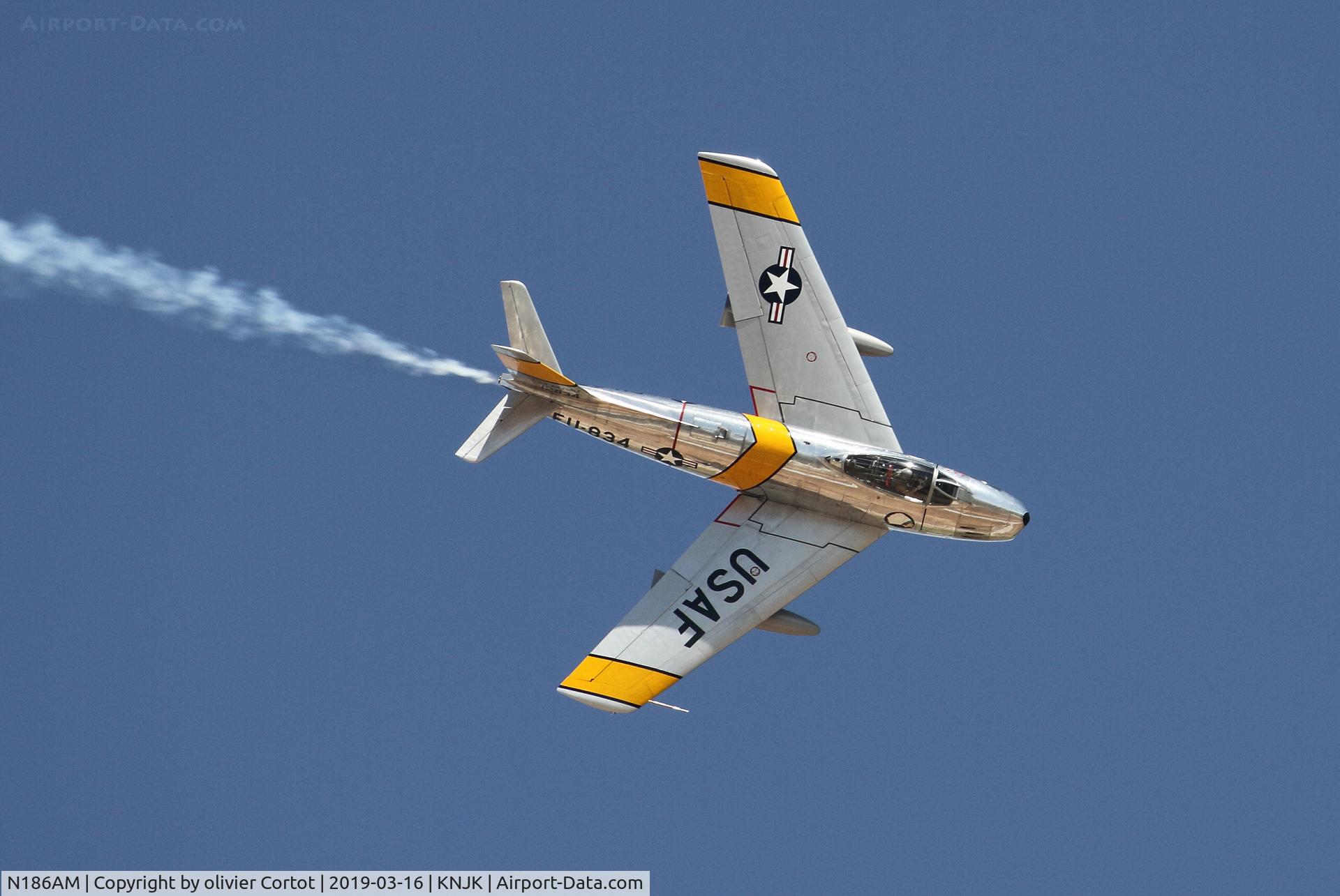 N186AM, 1952 North American F-86F Sabre C/N 191-708, 2019 airshow