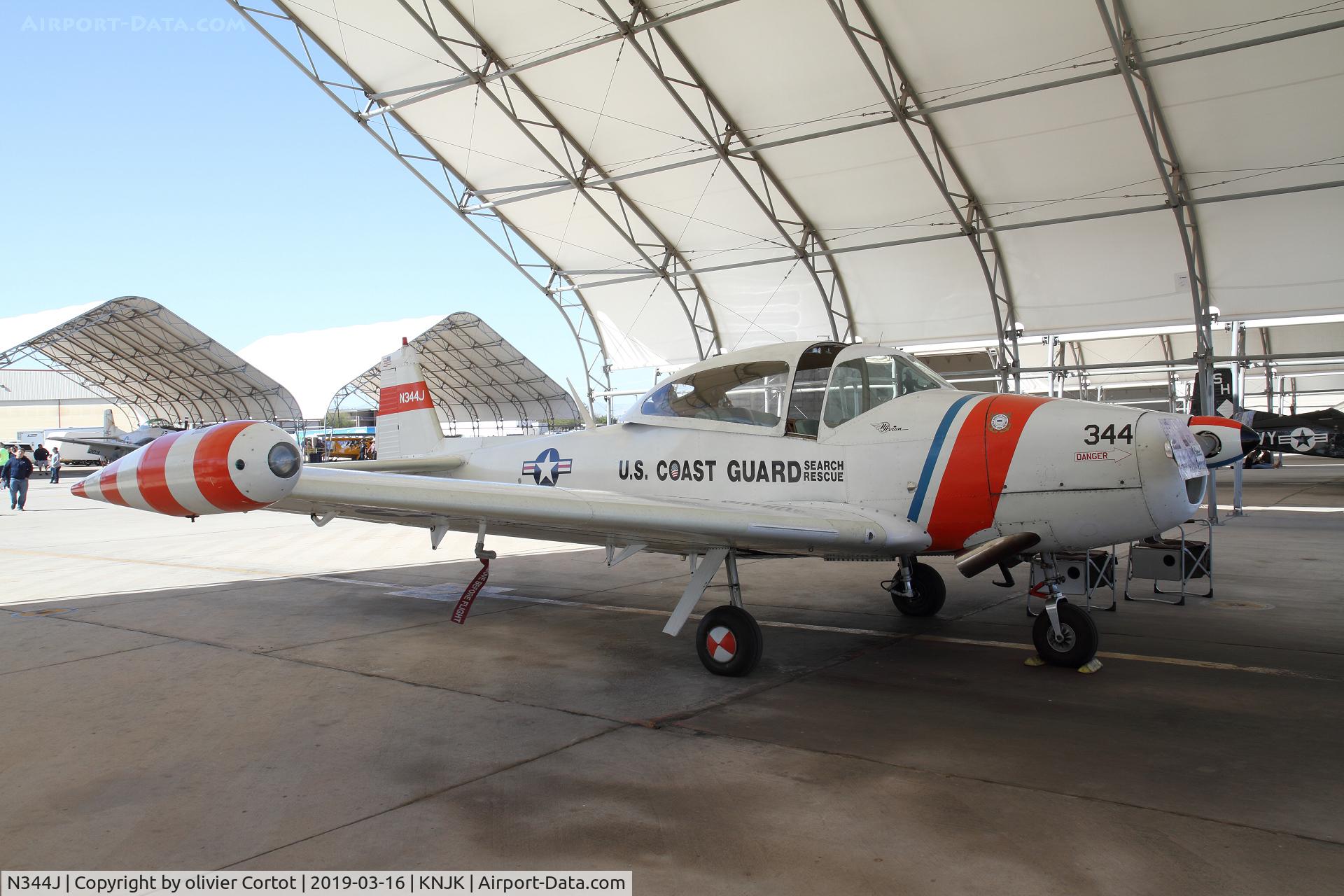 N344J, 1947 North American Navion (NA-145) C/N NAV4-196, 2019 airshow