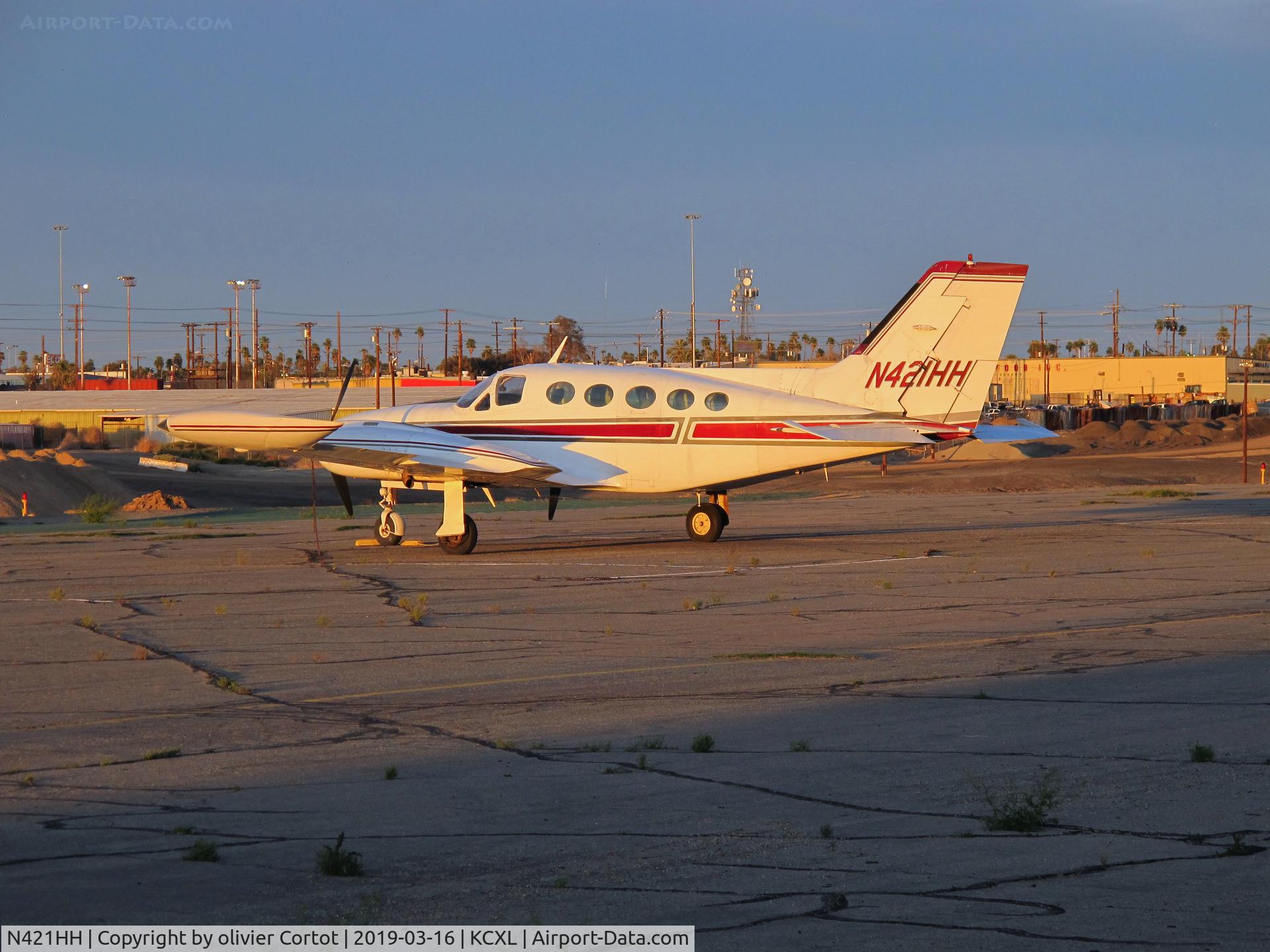 N421HH, Cessna 421B Golden Eagle C/N 421B0661, 03/2019