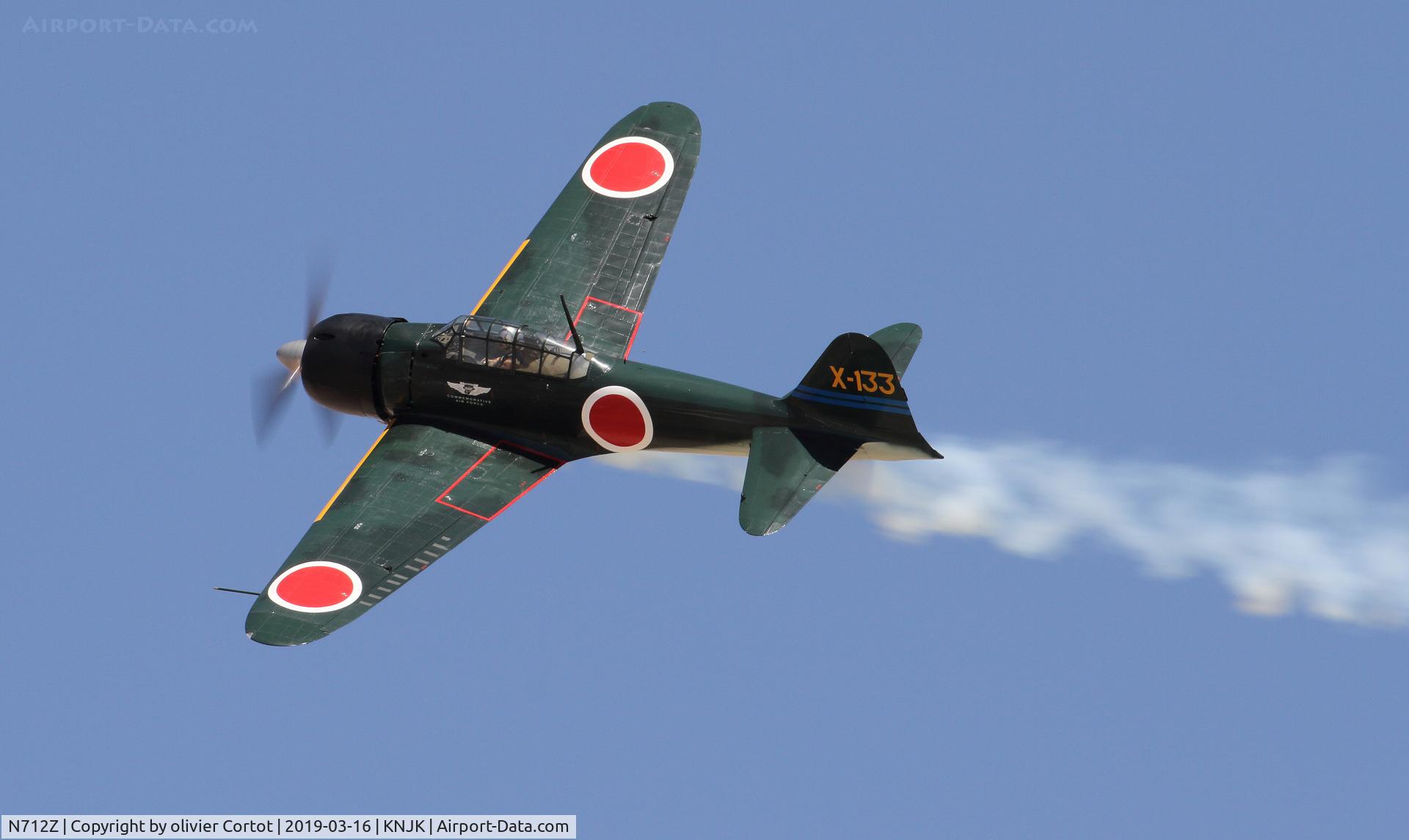 N712Z, 1942 Mitsubishi A6M3 Reisen (Zero) C/N 3869, 2019 airshow