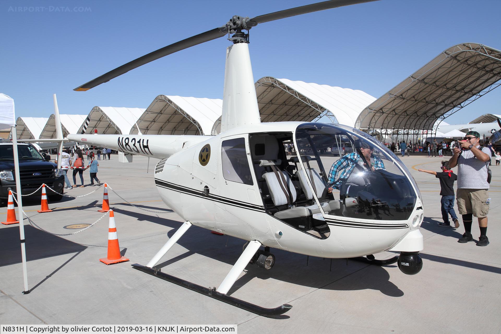 N831H, 2007 Robinson R44 II C/N 11791, 2019 airshow