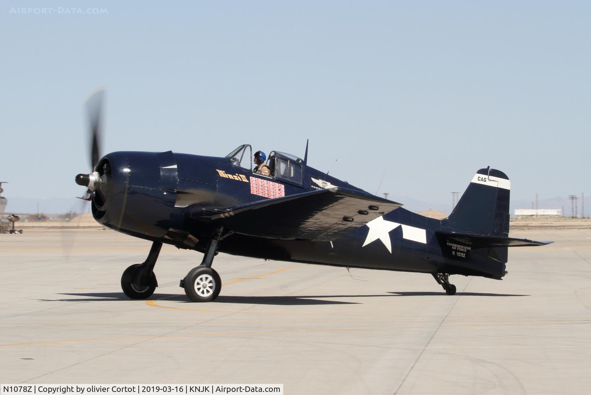 N1078Z, 1963 Grumman F6F-5 Hellcat C/N 27354801-66, 2019 airshow